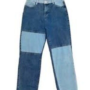 Two tone jeans